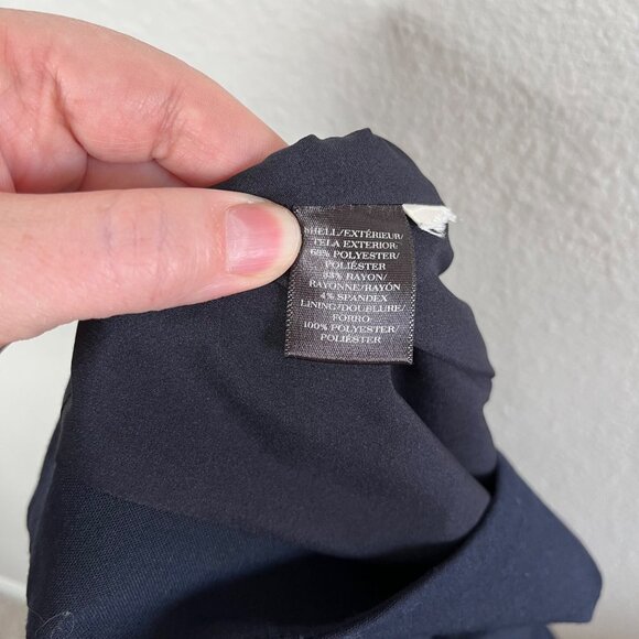 Bundle of 2 Ann Taylor Black and Navy Pencil Skirts Size 6 Business Professional - Picture 11 of 12